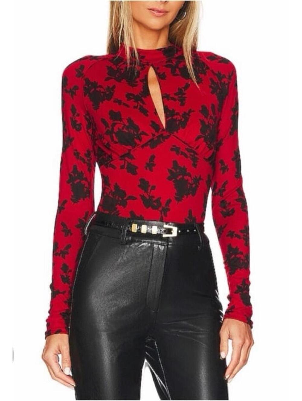 Free people dinner party keyhole top in vintage combo - Size XS